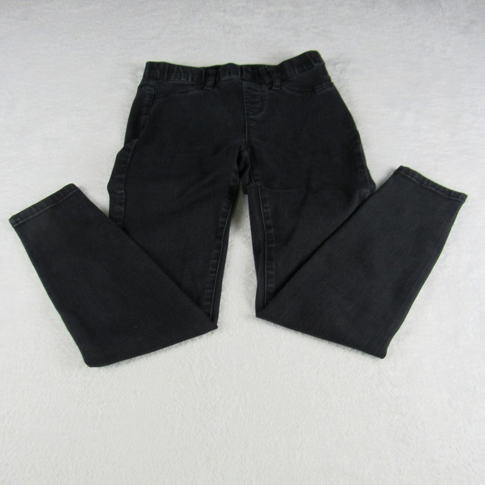Judy‎ Blue Skinny Fit Pull On Jeans Women 1/25 Black Excellent Faded Jeggings
